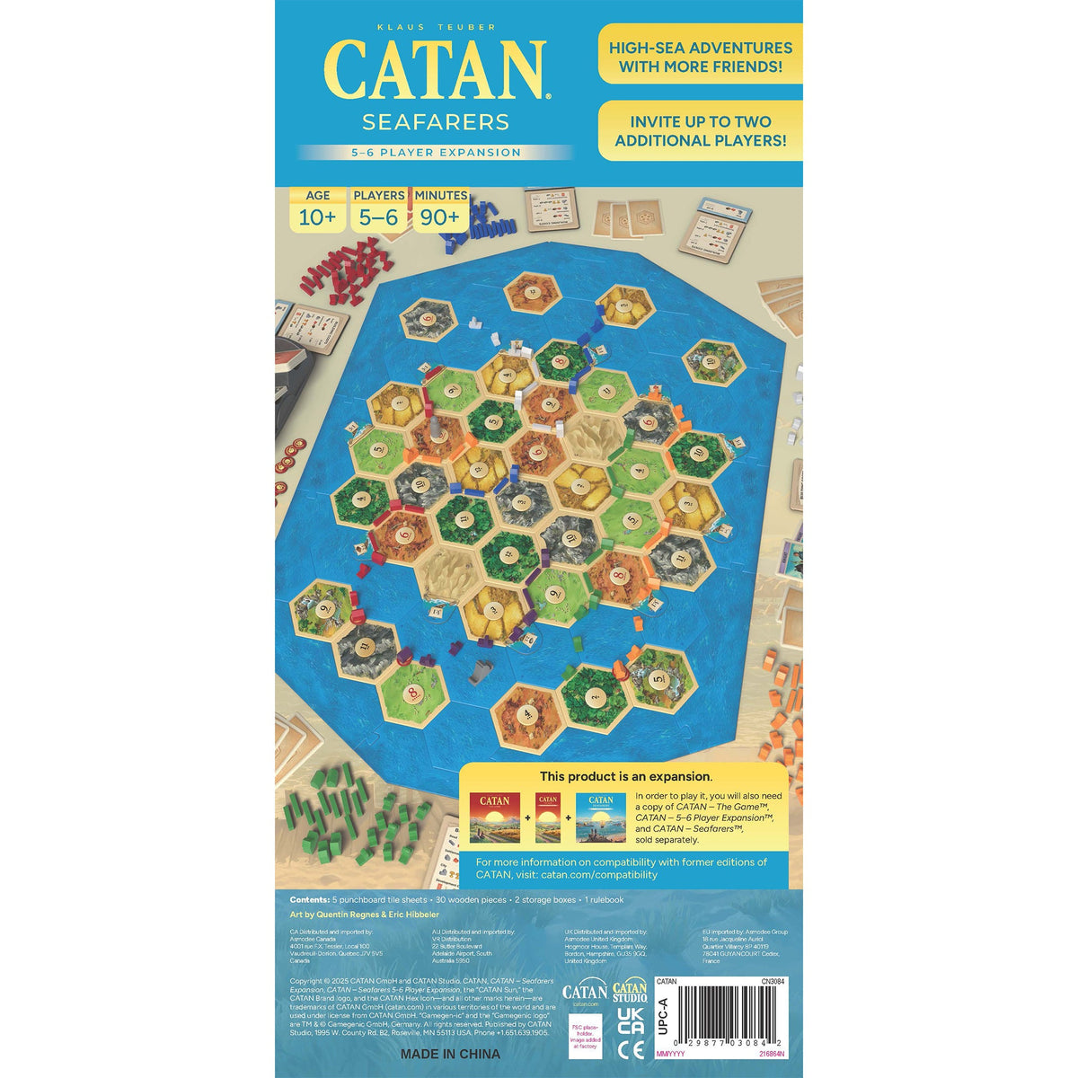 CATAN Seafarers: 5-6 Player Extension (6th Edition)