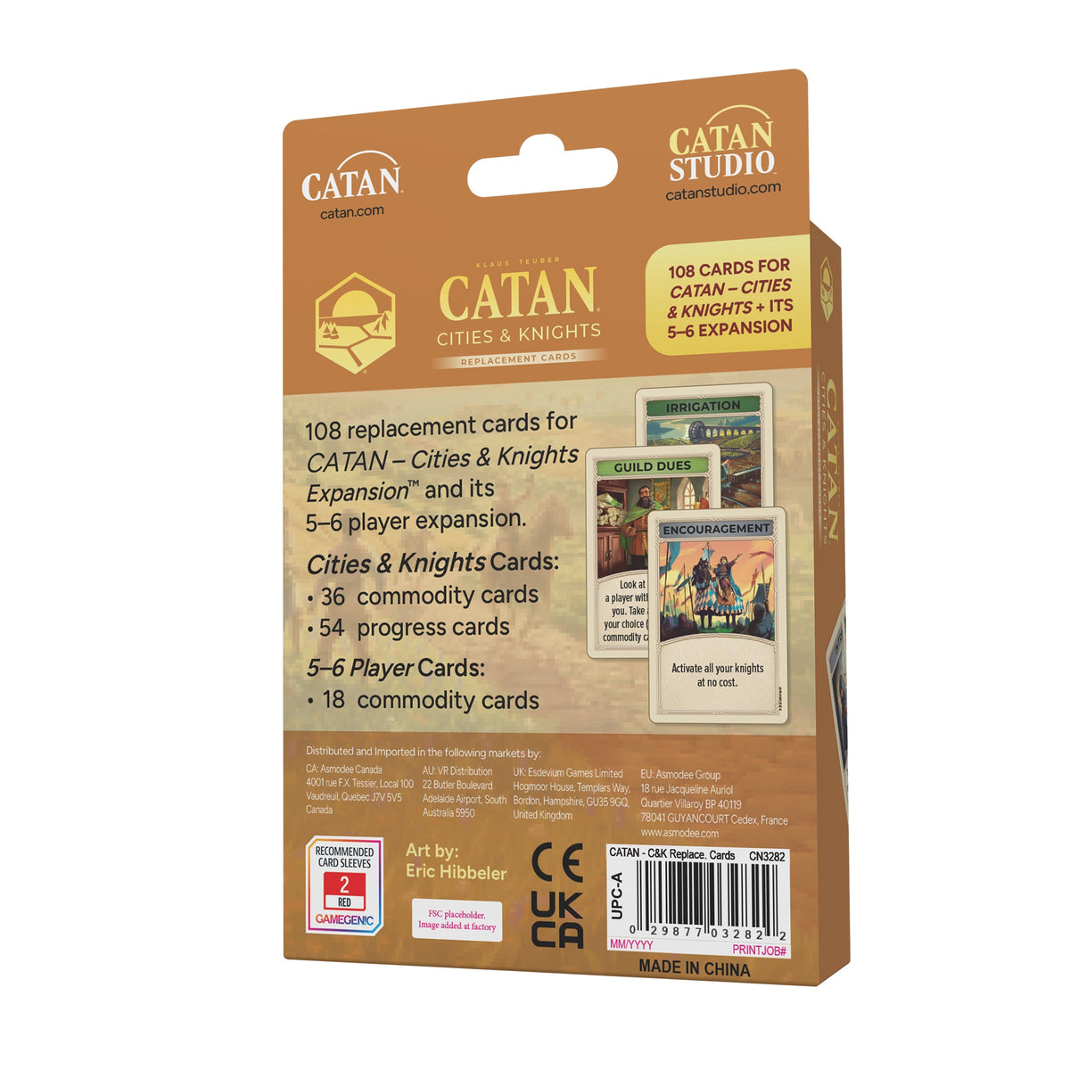 CATAN Cities & Knights: Replacement Cards (6th Edition)