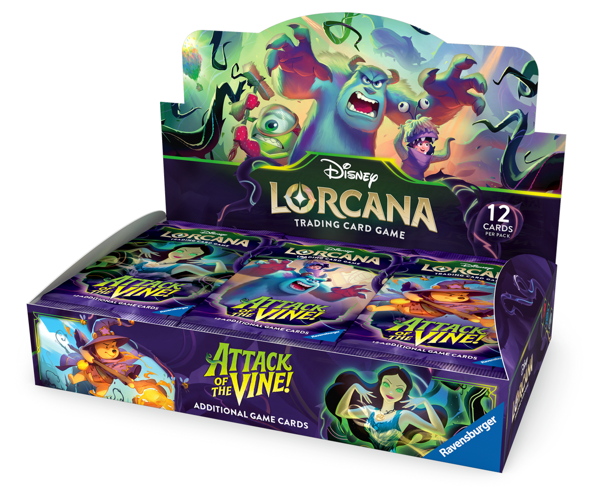 Disney Lorcana TCG: Attack of the Vine - Booster Box (24 Booster Packs)