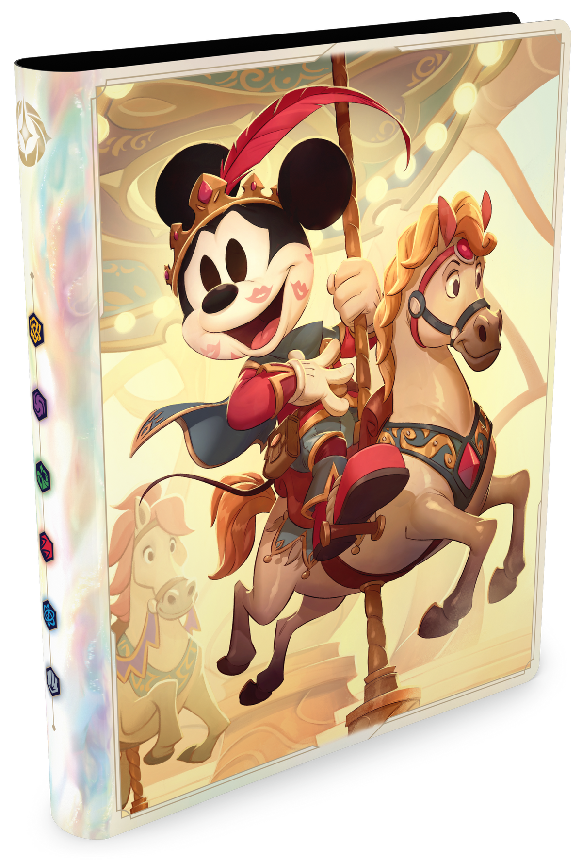 Disney Lorcana TCG: Lorebook Card Portfolio - Mickey & Minnie Mouse (Iconic)