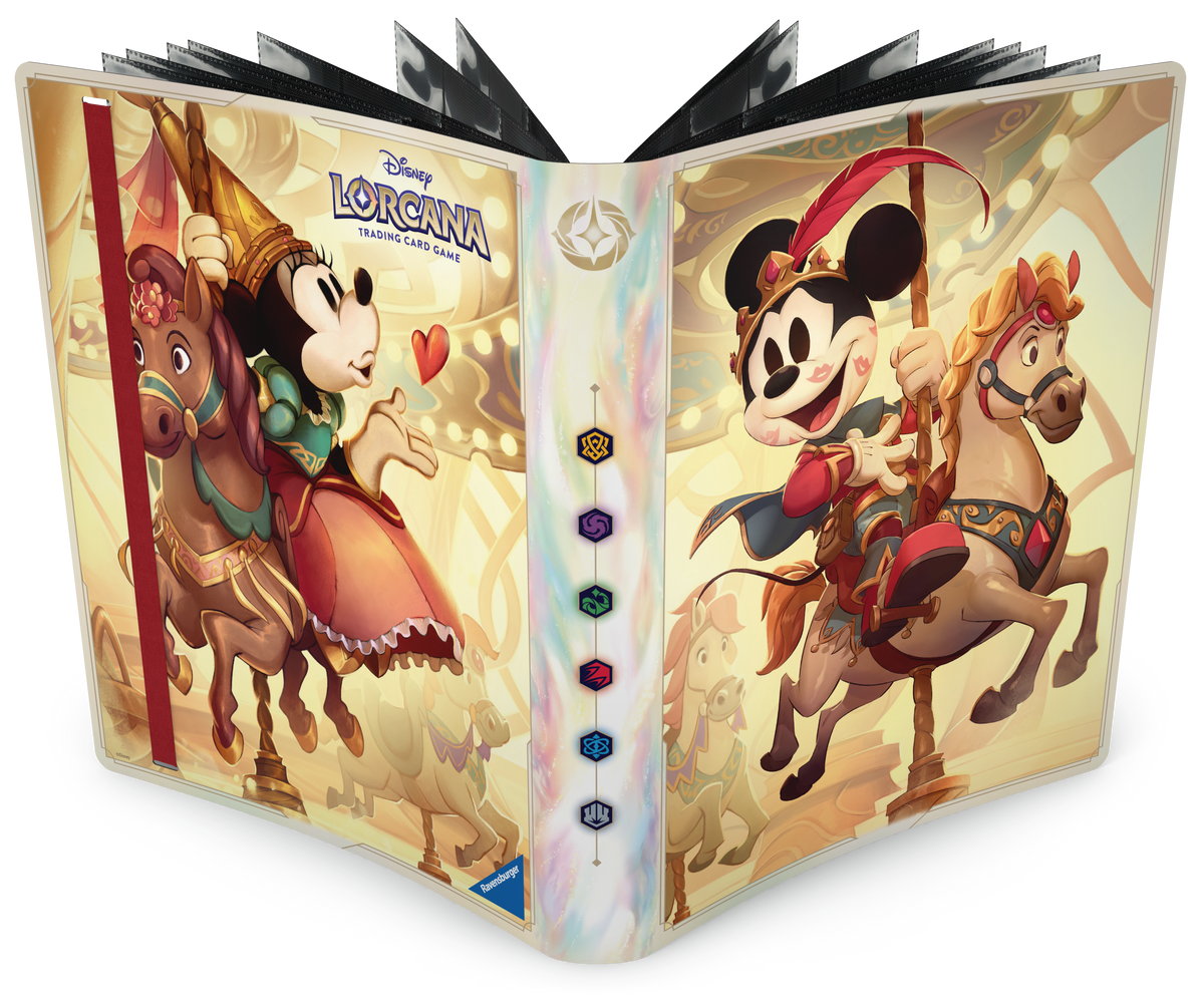 Disney Lorcana TCG: Lorebook Card Portfolio - Mickey & Minnie Mouse (Iconic)
