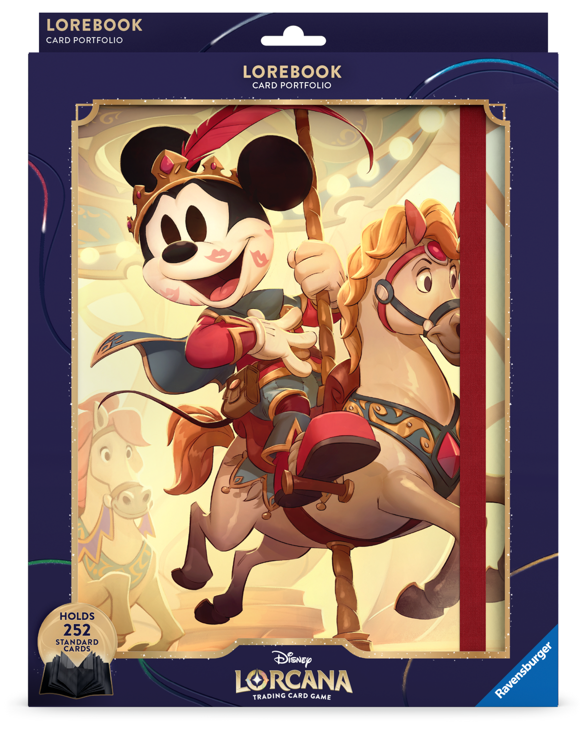 Disney Lorcana TCG: Lorebook Card Portfolio - Mickey & Minnie Mouse (Iconic)
