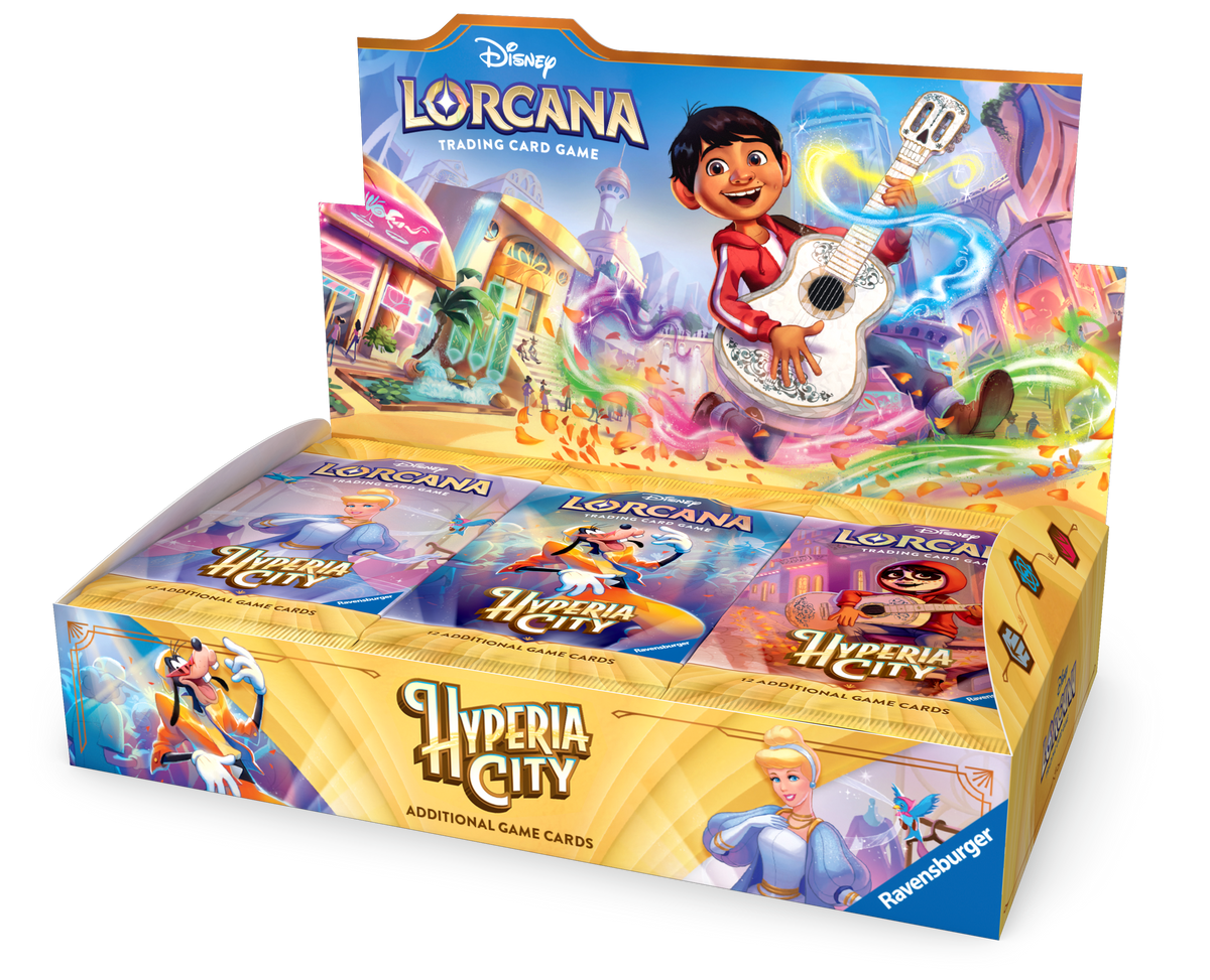 Disney Lorcana TCG: Hyperia City - Booster Box (24 Booster Packs)
