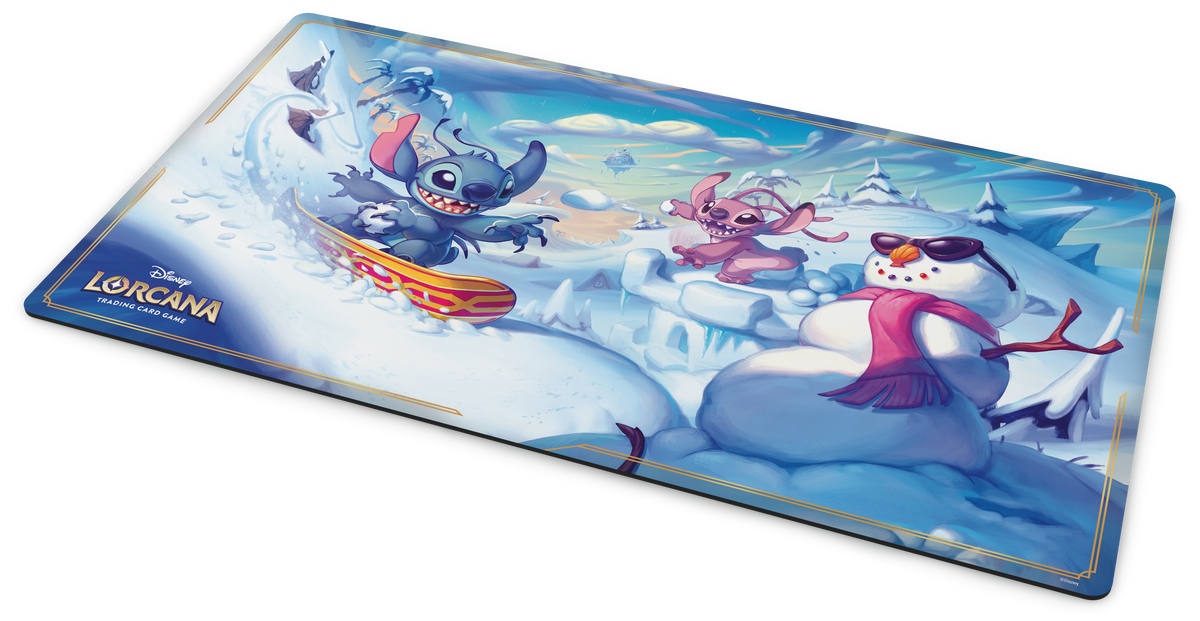 Disney Lorcana TCG: Playmat - Stitch and Angel in Winterspell