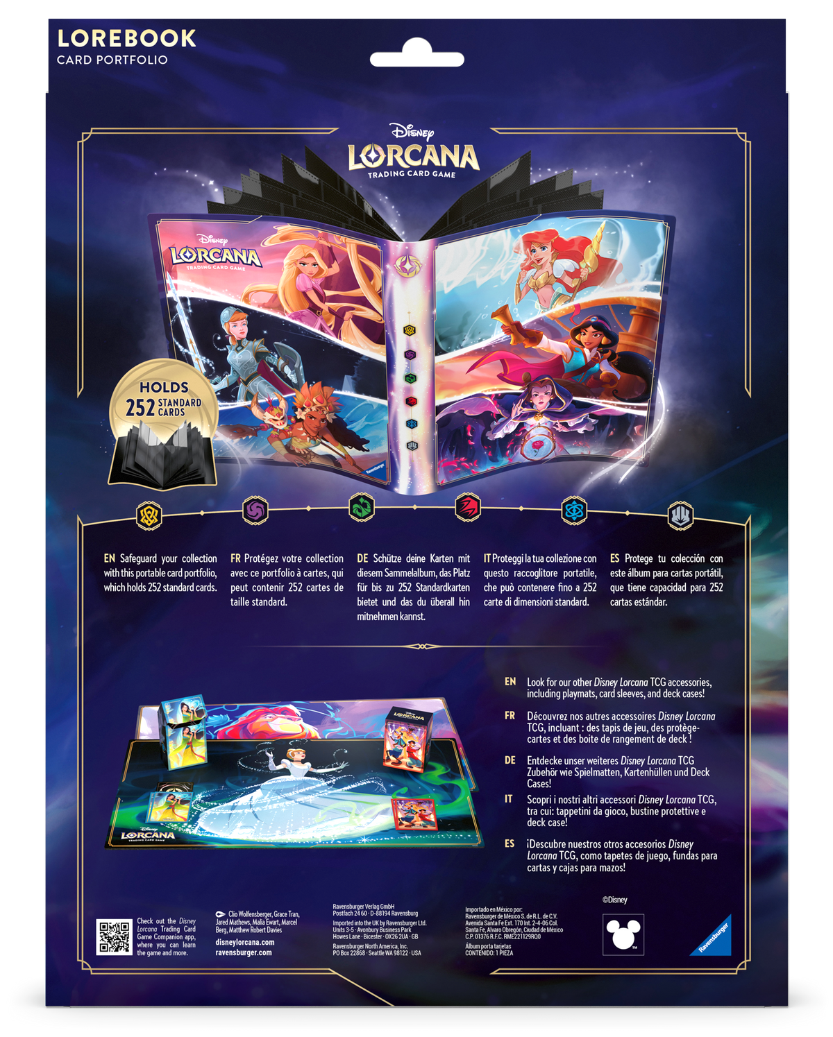 Disney Lorcana TCG: Powerful Princesses - Lorebook Card Portfolio