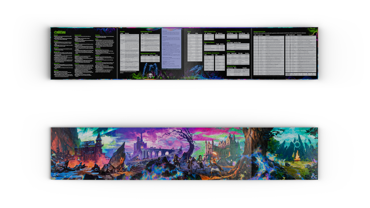 D&D Ravenloft: The Horrors Within - Dungeon Master's Screen (DM Screen)