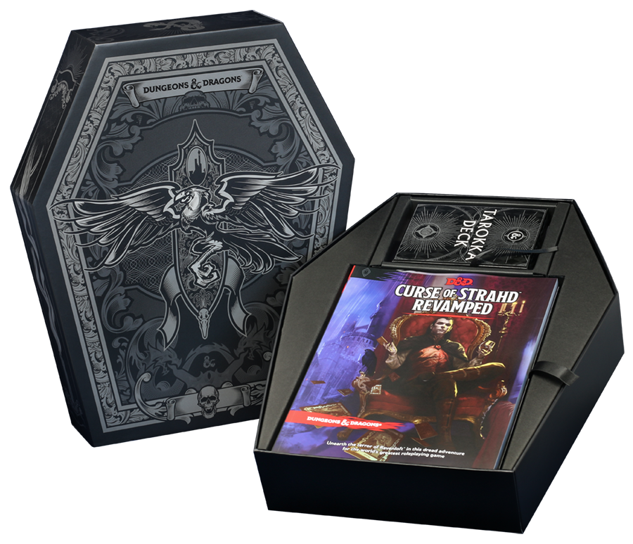 Ultra Pro D&D Count Strahd Deck Box - Holds 80 Cards With Divider