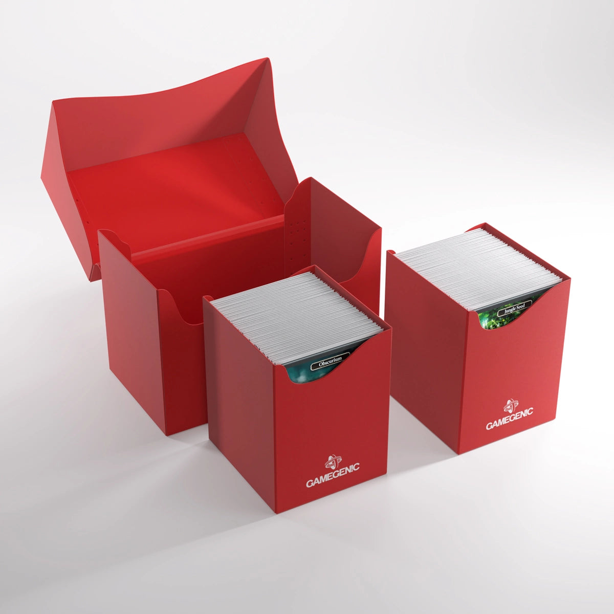 Gamegenic Double Deck Holder 200+ XL Deck Box - Red