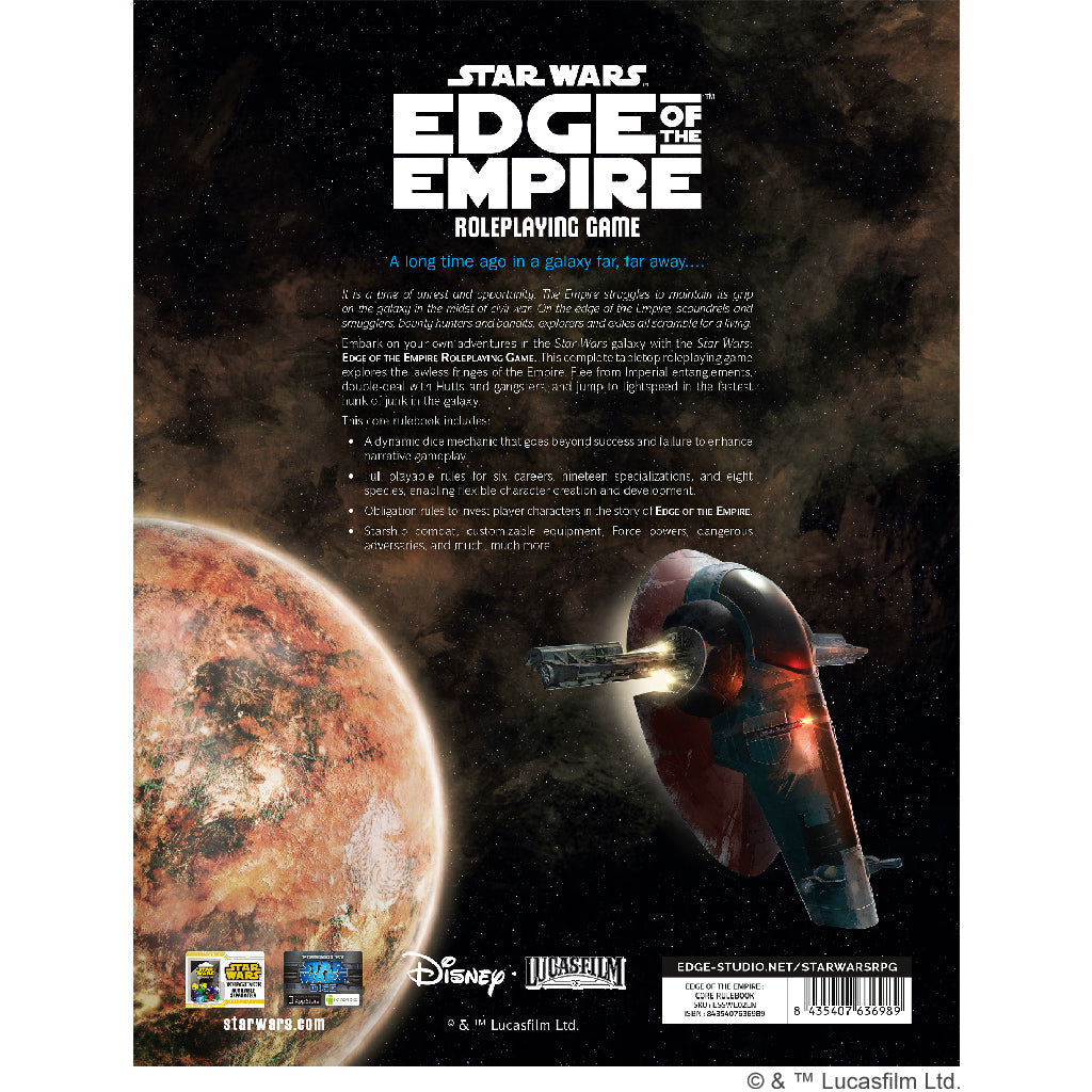 Star Wars RPG: Edge of the Empire - Core Rulebook