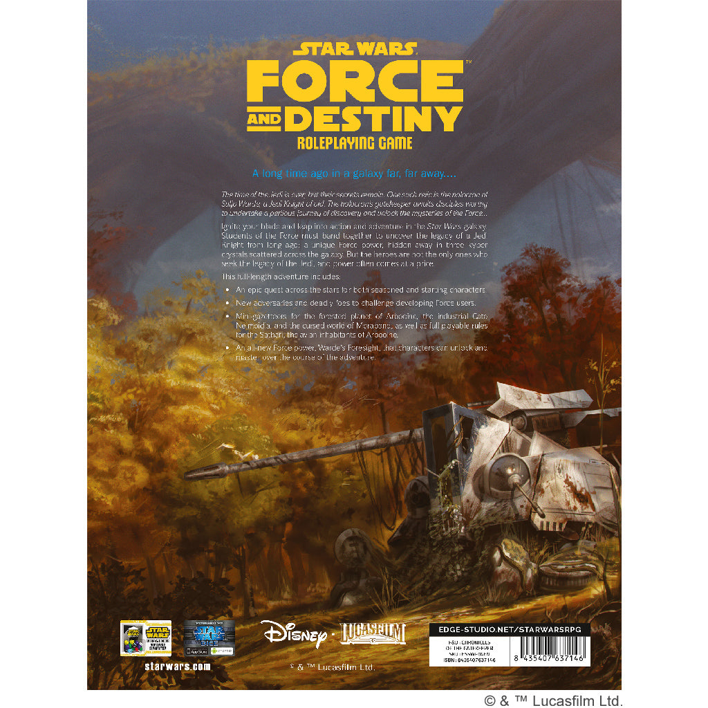 Star Wars RPG: Force and Destiny - Chronicles of the Gatekeeper (Adventure Module)