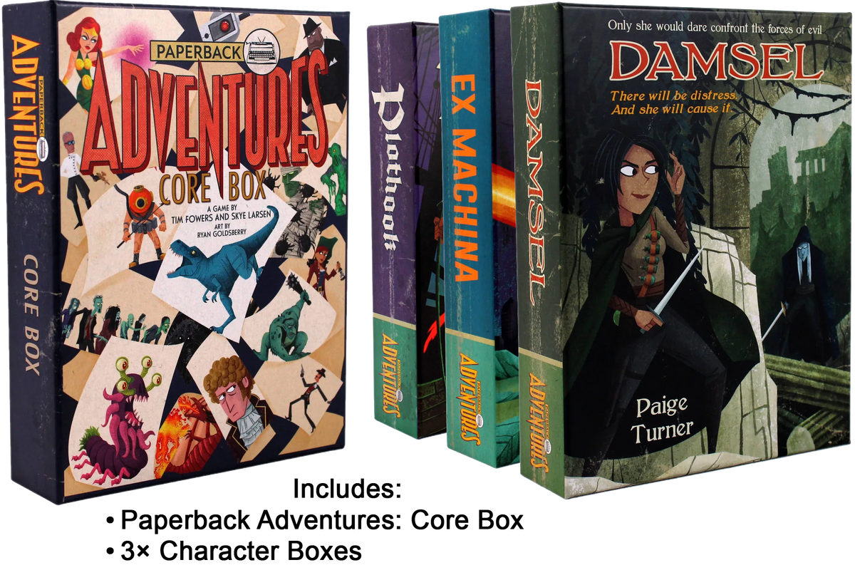 Paperback Adventure: Core Box + Triple Character Box Bundle