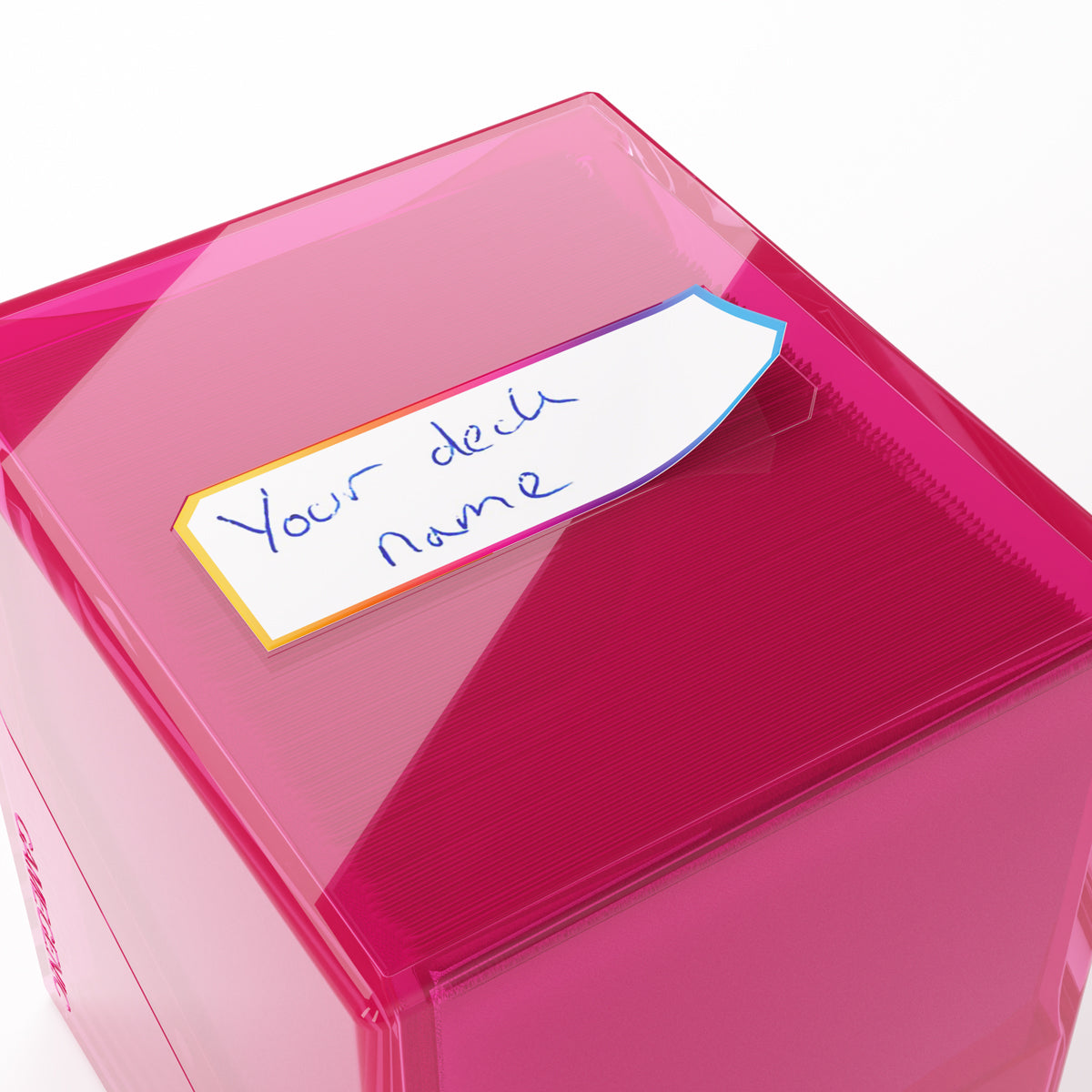 Gamegenic - Squire Plus 100+ XL Deck Box - Teal/Pink (Exclusive Edition Gamegenic - Squire Plus 100+ XL Deck Box - Teal/Pink (Exclusive Edition