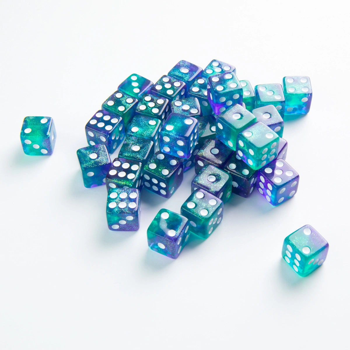 Gamegenic D6 Dice Set - Galaxy Series - Neptune (36x 12mm D6)