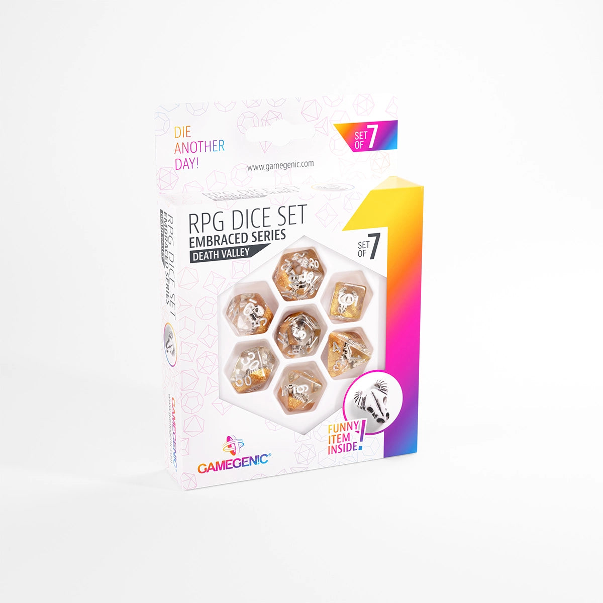 Gamegenic RPG Dice Set - Embraced Series - Death Valley