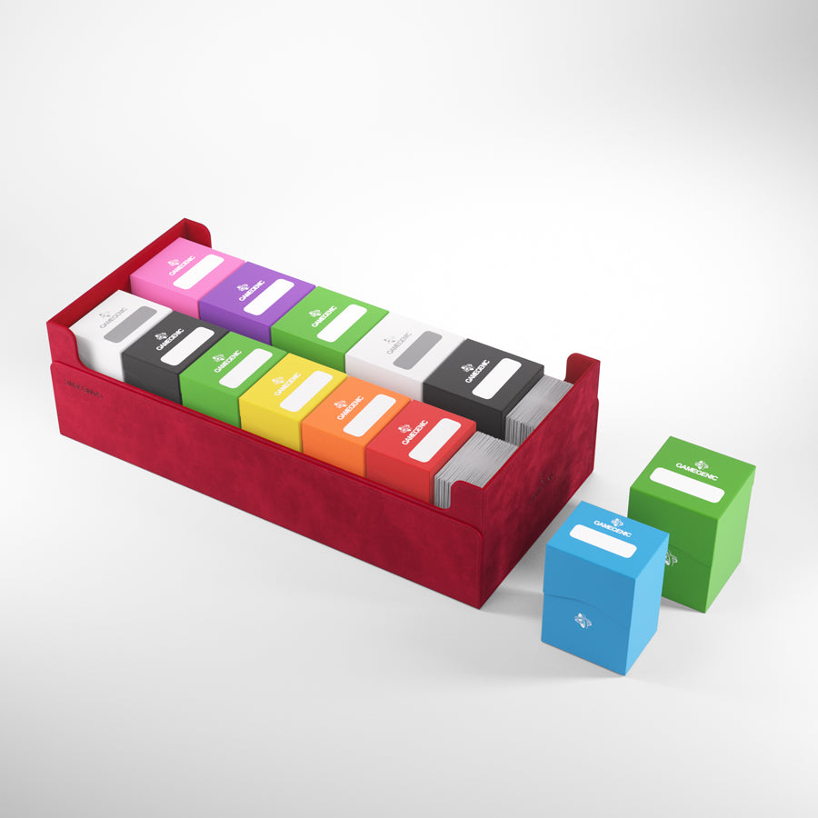 Gamegenic Dungeon 1100+ Convertible Premium Deck Box - Red