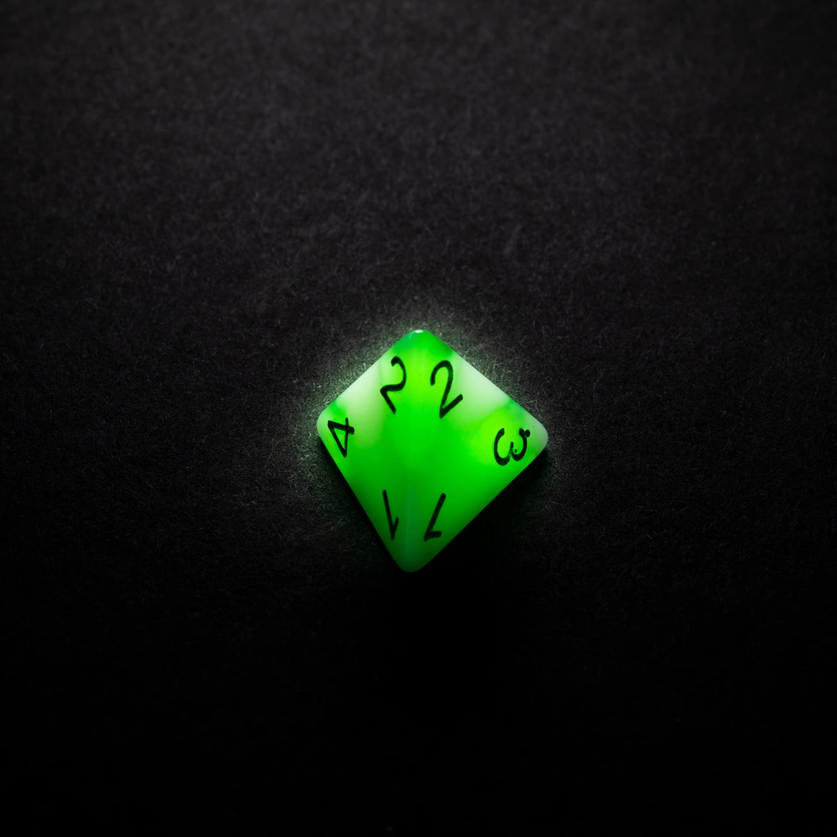 Gamegenic RPG Dice Set - Glow Series - Venom Stones