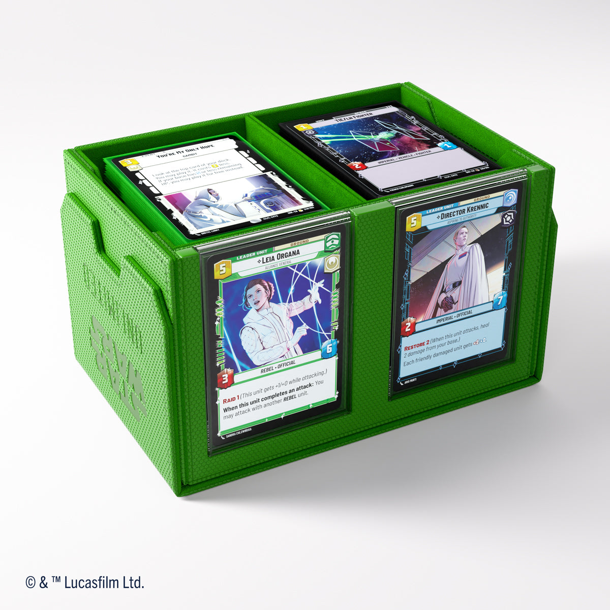 Gamegenic Star Wars: Unlimited Double Deck Pod Premium Deck Box - Green