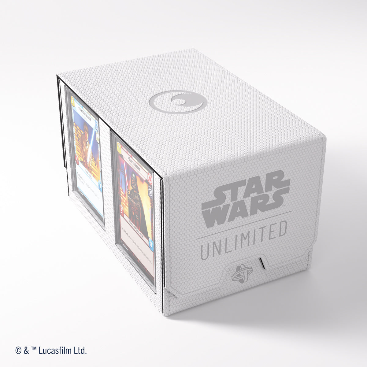 Gamegenic Star Wars: Unlimited Double Deck Pod Premium Deck Box - White / Black