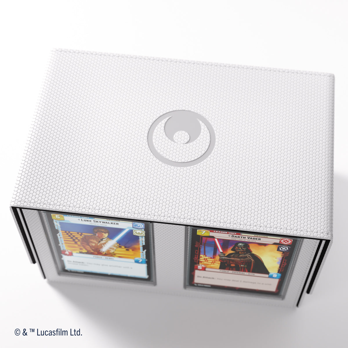 Gamegenic Star Wars: Unlimited Double Deck Pod Premium Deck Box - White / Black