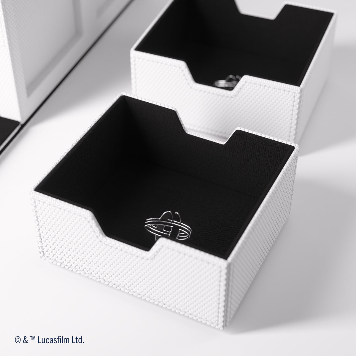 Gamegenic Star Wars: Unlimited Double Deck Pod Premium Deck Box - White / Black
