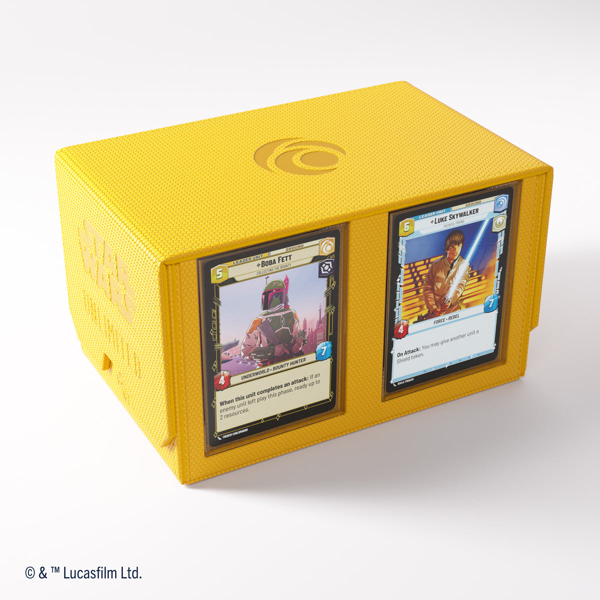 Gamegenic Star Wars: Unlimited Double Deck Pod Premium Deck Box - Yellow