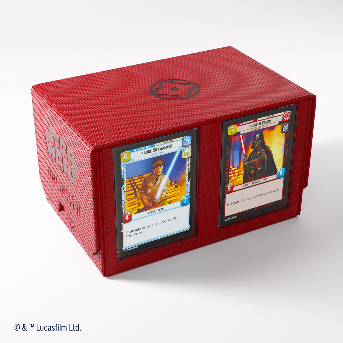 Gamegenic Star Wars: Unlimited Double Deck Pod Premium Deck Box - Red