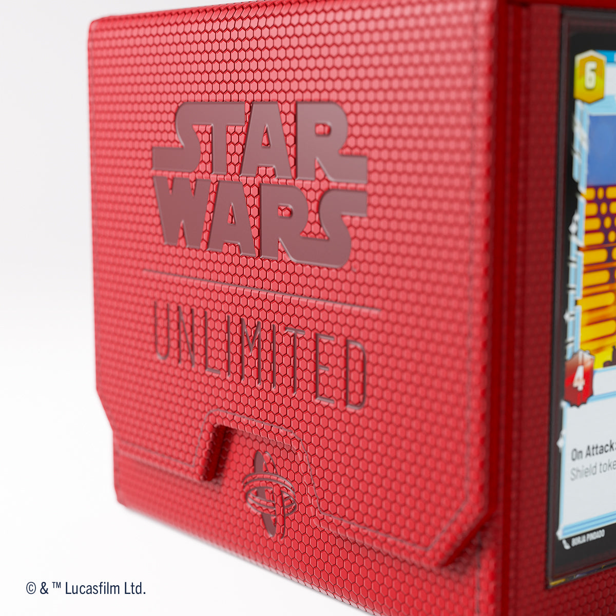 Gamegenic Star Wars: Unlimited Double Deck Pod Premium Deck Box - Red