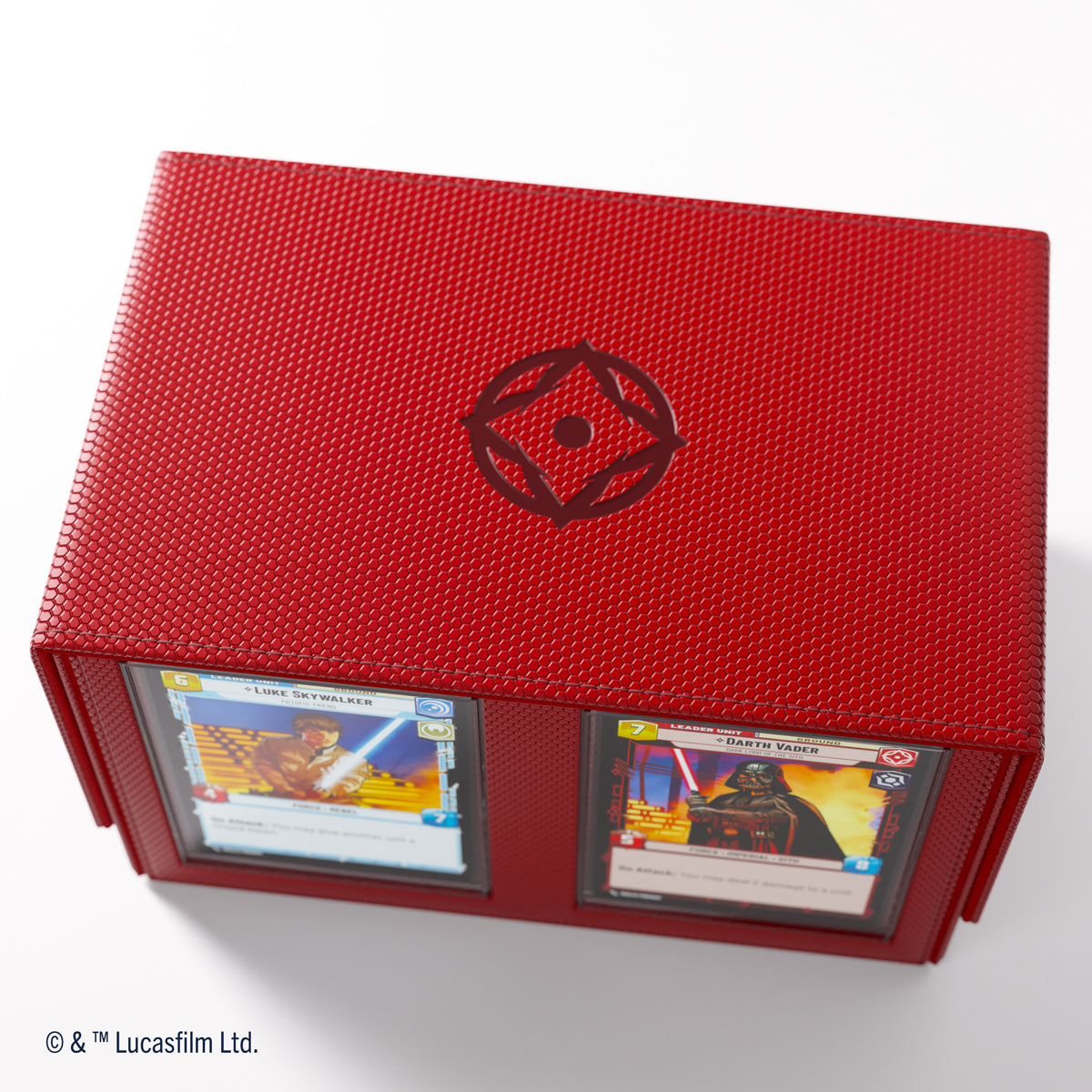 Gamegenic Star Wars: Unlimited Double Deck Pod Premium Deck Box - Red