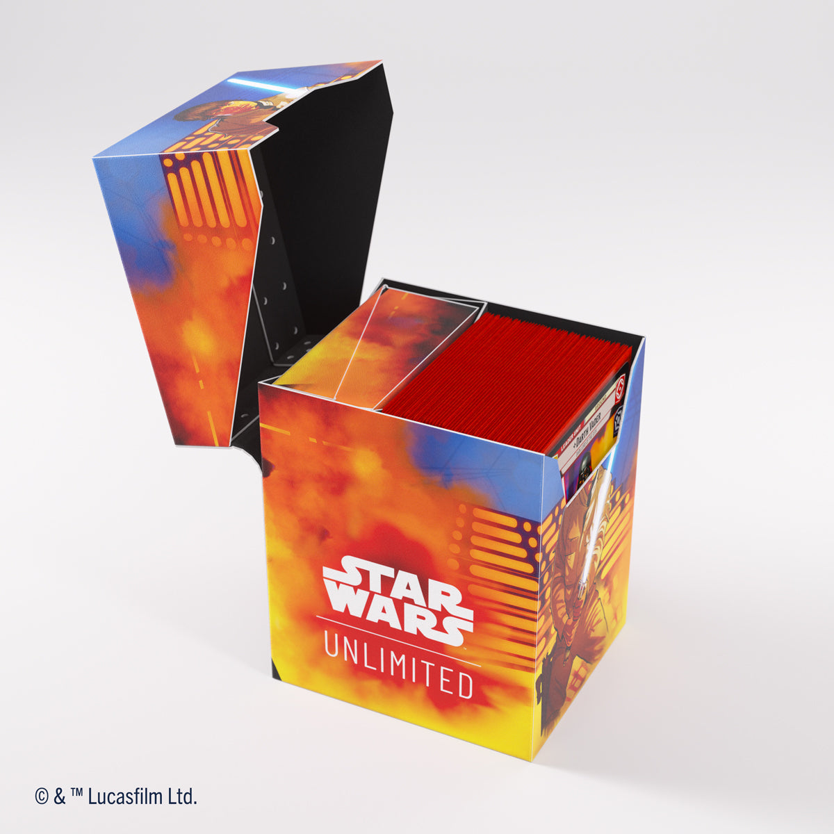 Gamegenic Star Wars: Unlimited Soft Crate Deck Box - Luke / Vader