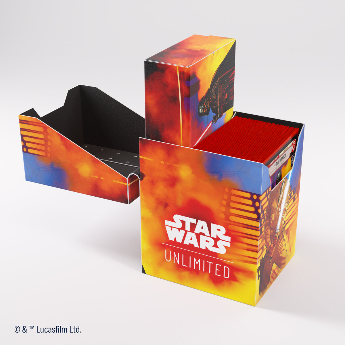 Gamegenic Star Wars: Unlimited Soft Crate Deck Box - Luke / Vader