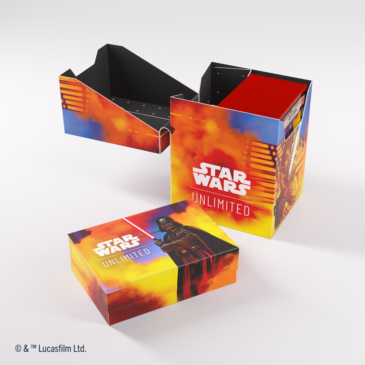 Gamegenic Star Wars: Unlimited Soft Crate Deck Box - Luke / Vader