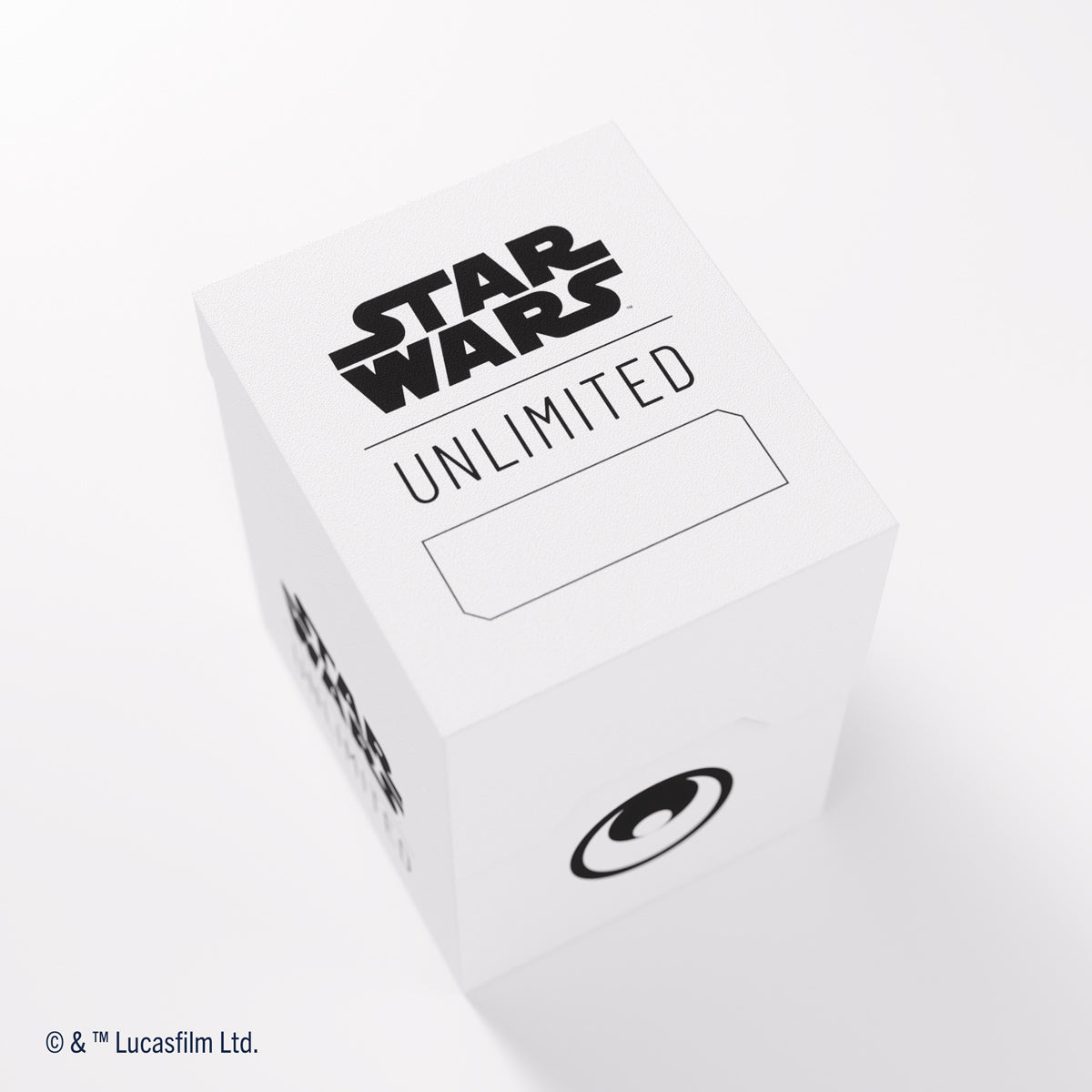 Gamegenic Star Wars: Unlimited Soft Crate Deck Box - White / Black