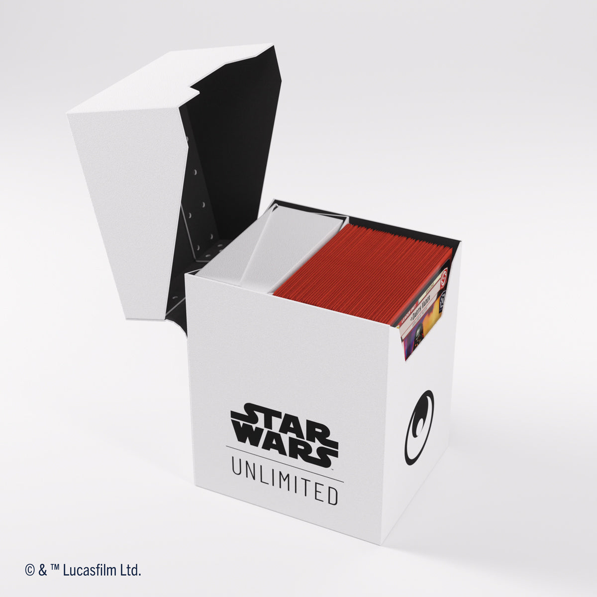 Gamegenic Star Wars: Unlimited Soft Crate Deck Box - White / Black