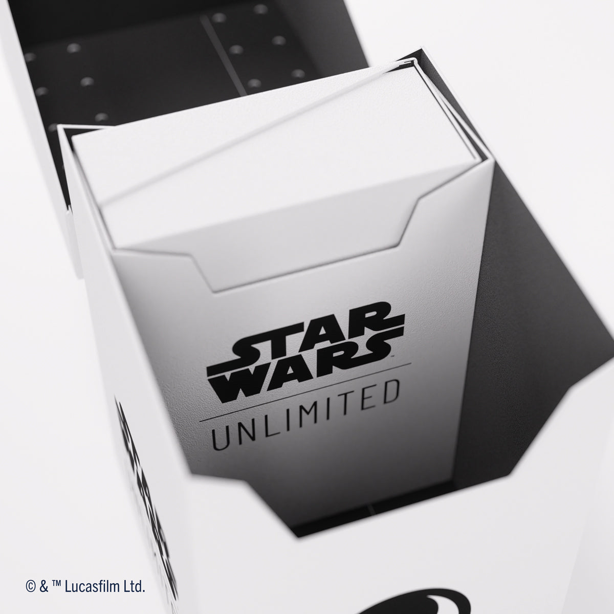 Gamegenic Star Wars: Unlimited Soft Crate Deck Box - White / Black