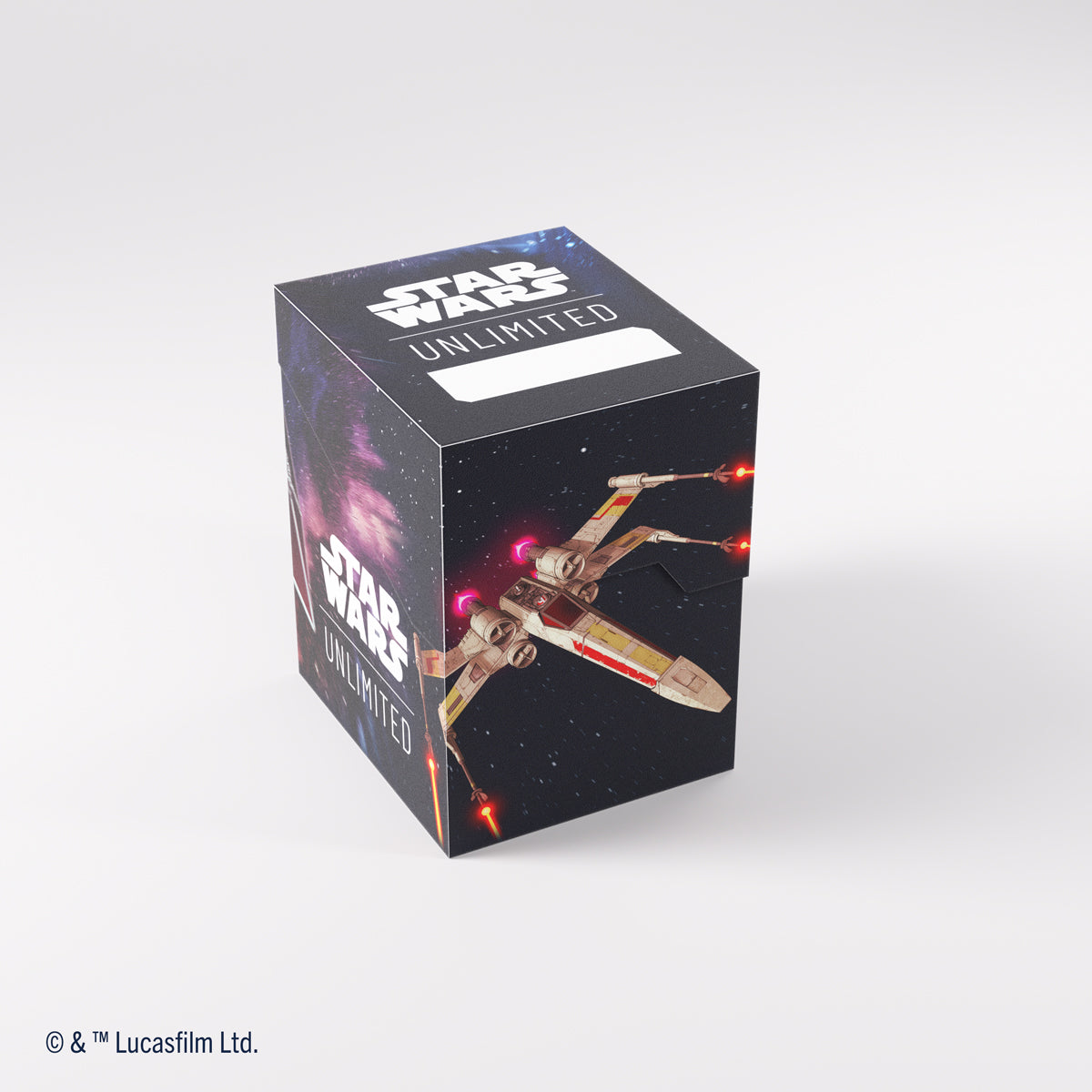 Gamegenic Star Wars: Unlimited Soft Crate Deck Box - X-Wing / TIE Fighter