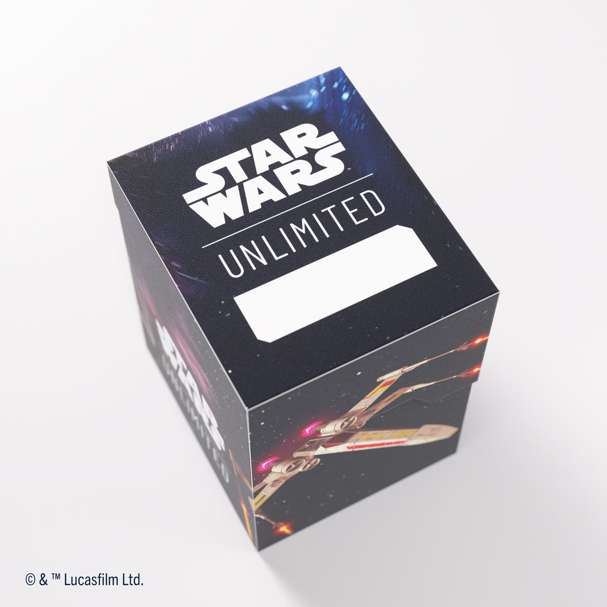 Gamegenic Star Wars: Unlimited Soft Crate Deck Box - X-Wing / TIE Fighter