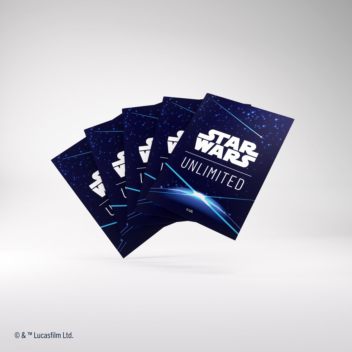 Gamegenic Star Wars: Unlimited Double Sleeving Pack - Blue (2x 60 Sleeves) [Colour Code: GREY]
