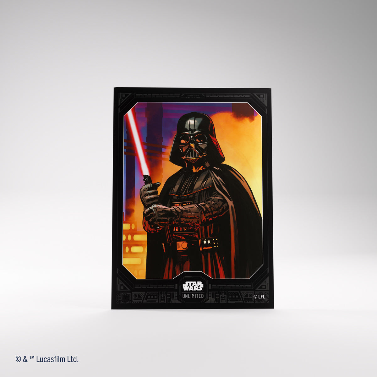 Gamegenic Star Wars: Unlimited Art Card Sleeves - Darth Vader (60 Sleeves) [Colour Code: GREY]