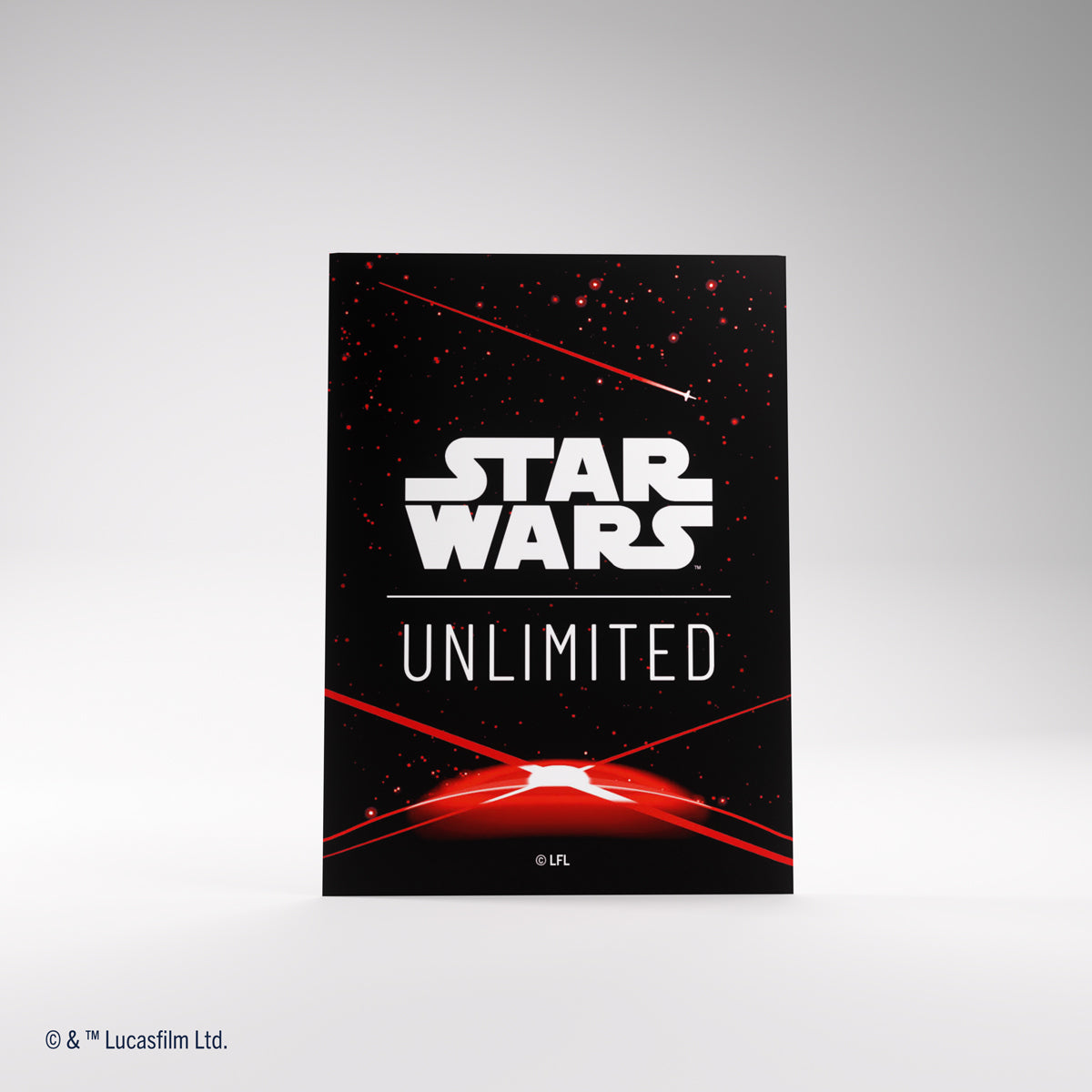 Gamegenic Star Wars: Unlimited Art Card Sleeves - Red (60 Sleeves) [Colour Code: GREY]