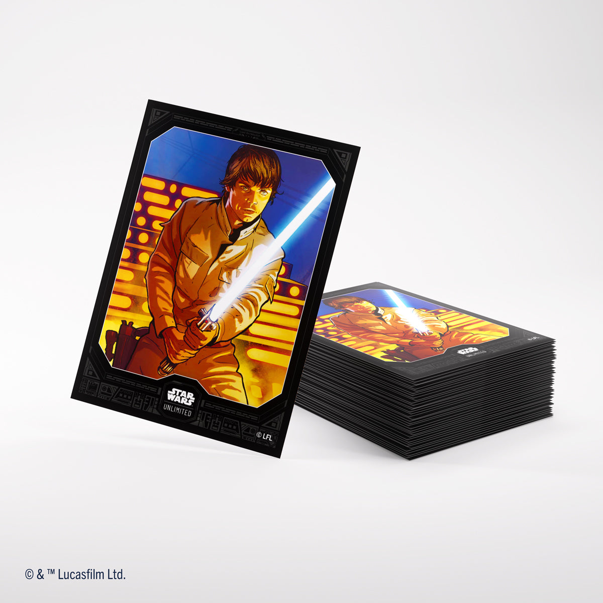 Gamegenic Star Wars: Unlimited Art Card Sleeves - Luke Skywalker (60 Sleeves) [Colour Code: GREY]