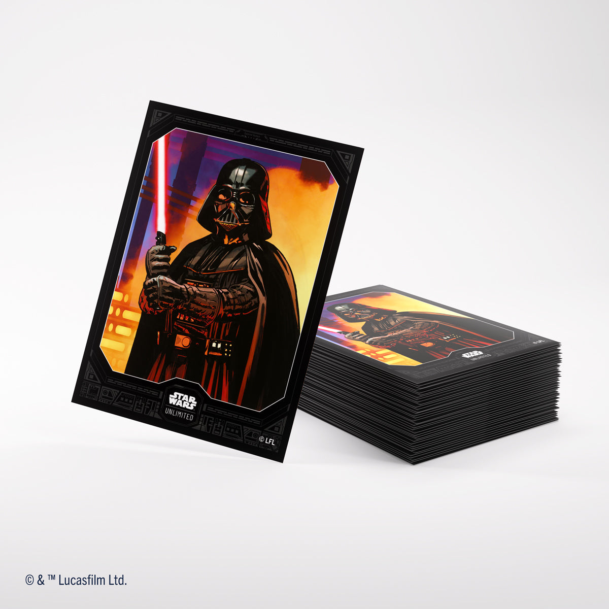 Gamegenic Star Wars: Unlimited Art Card Sleeves - Darth Vader (60 Sleeves) [Colour Code: GREY]