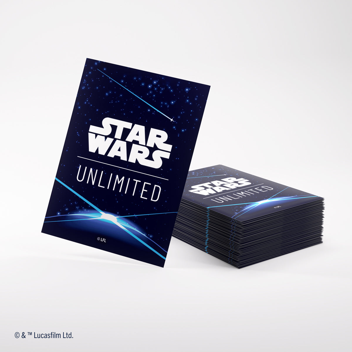 Gamegenic Star Wars: Unlimited Art Card Sleeves - Blue (60 Sleeves) [Colour Code: GREY]
