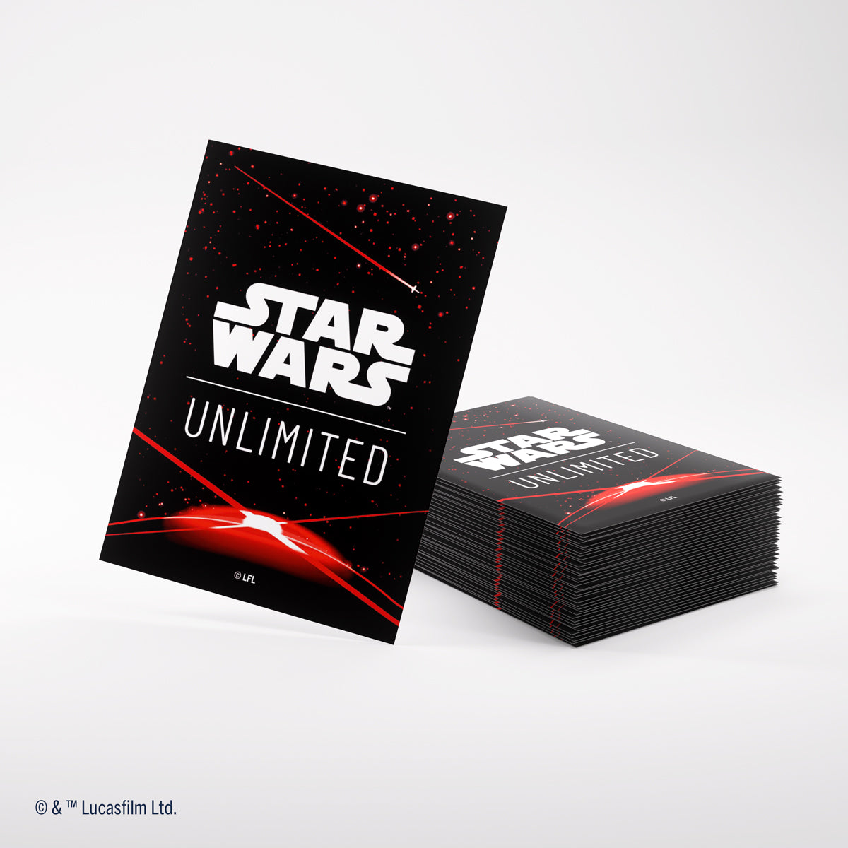 Gamegenic Star Wars: Unlimited Double Sleeving Pack - Red (2x 60 Sleeves) [Colour Code: GREY]