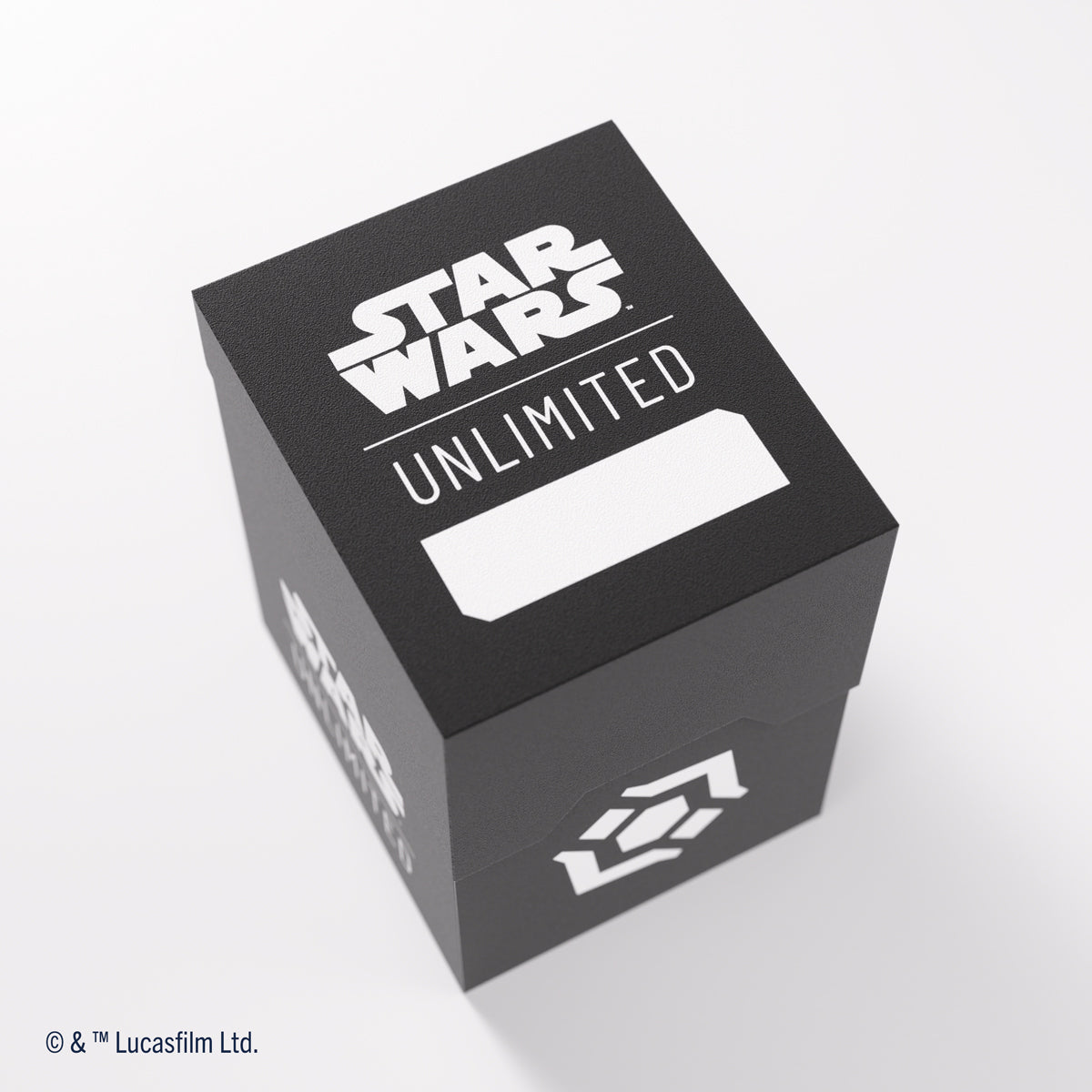 Gamegenic Star Wars: Unlimited Soft Crate Deck Box - Black / White