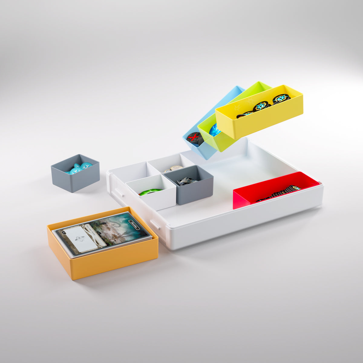 Gamegenic Token Silo Convertible Advanced Storage Box - White ...