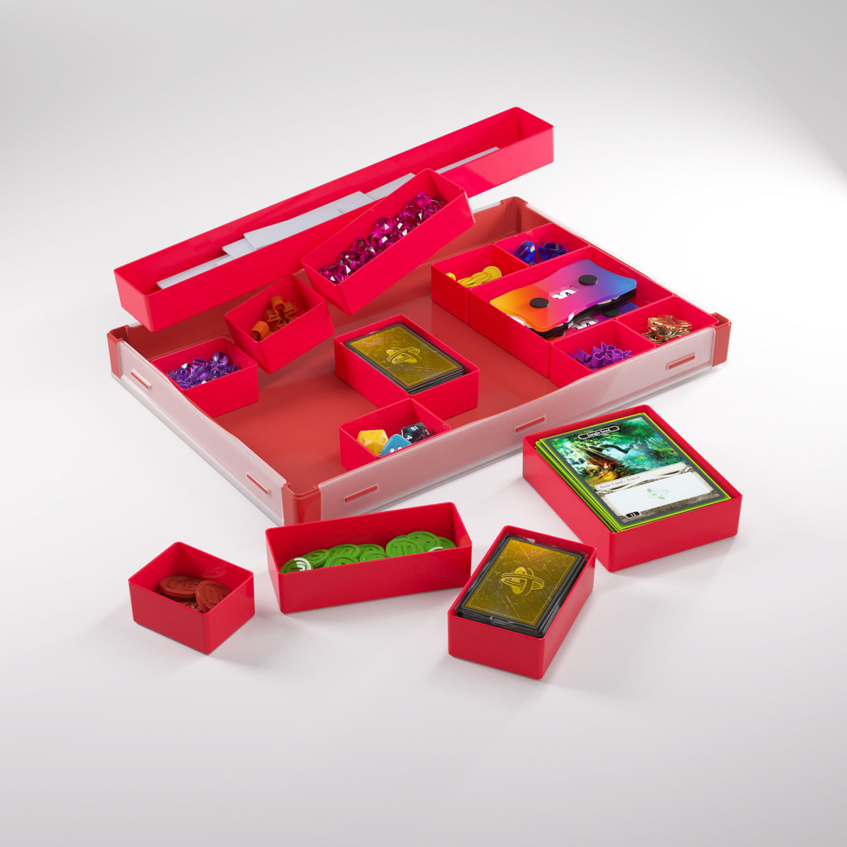 Gamegenic Token Silo XL Convertible Advanced Storage Box - Red ...