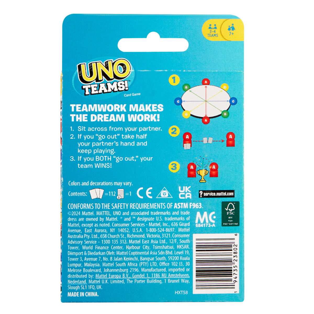 UNO: Teams! Card Game