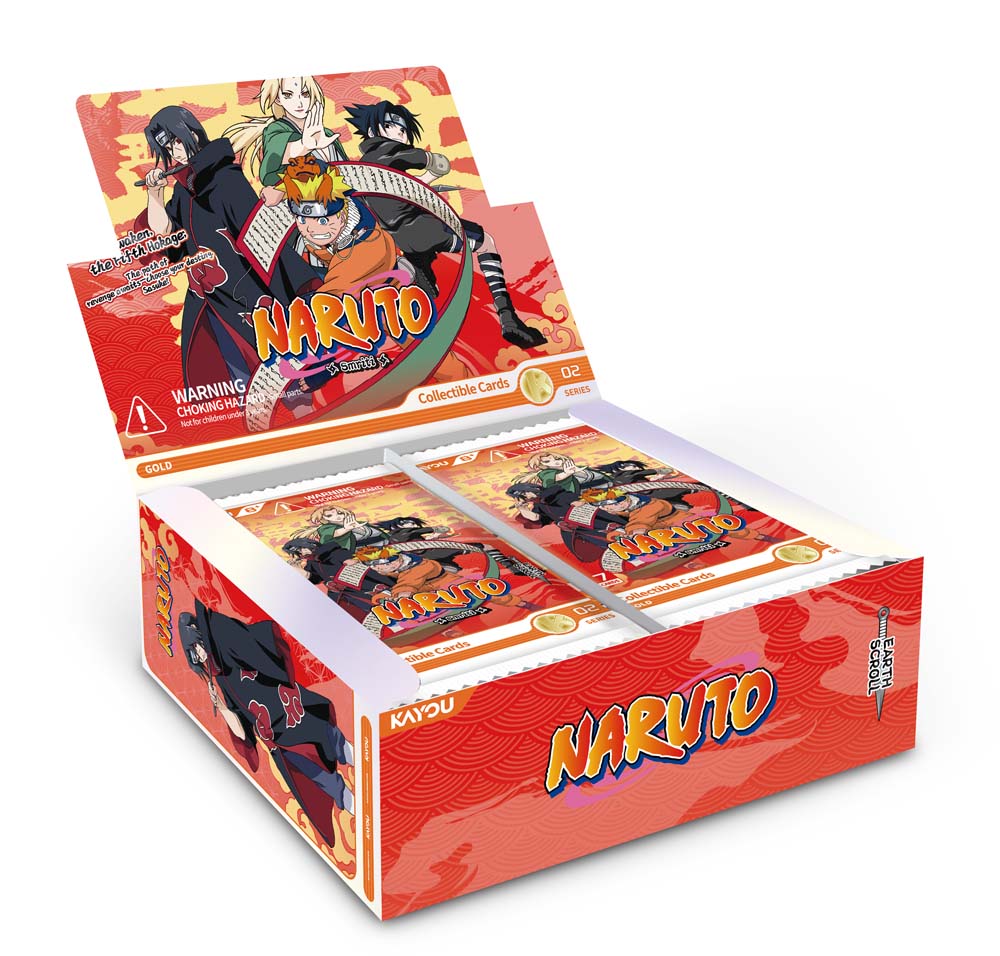Naruto Smriti Collectible Cards: Earth Scroll Series 2 - Booster Display Box