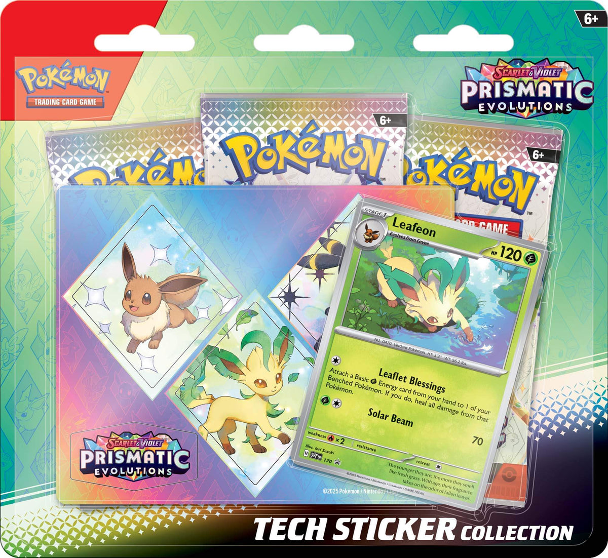 Pokemon TCG: Scarlet &amp; Violet - Prismatic Evolutions Tech Sticker Collection