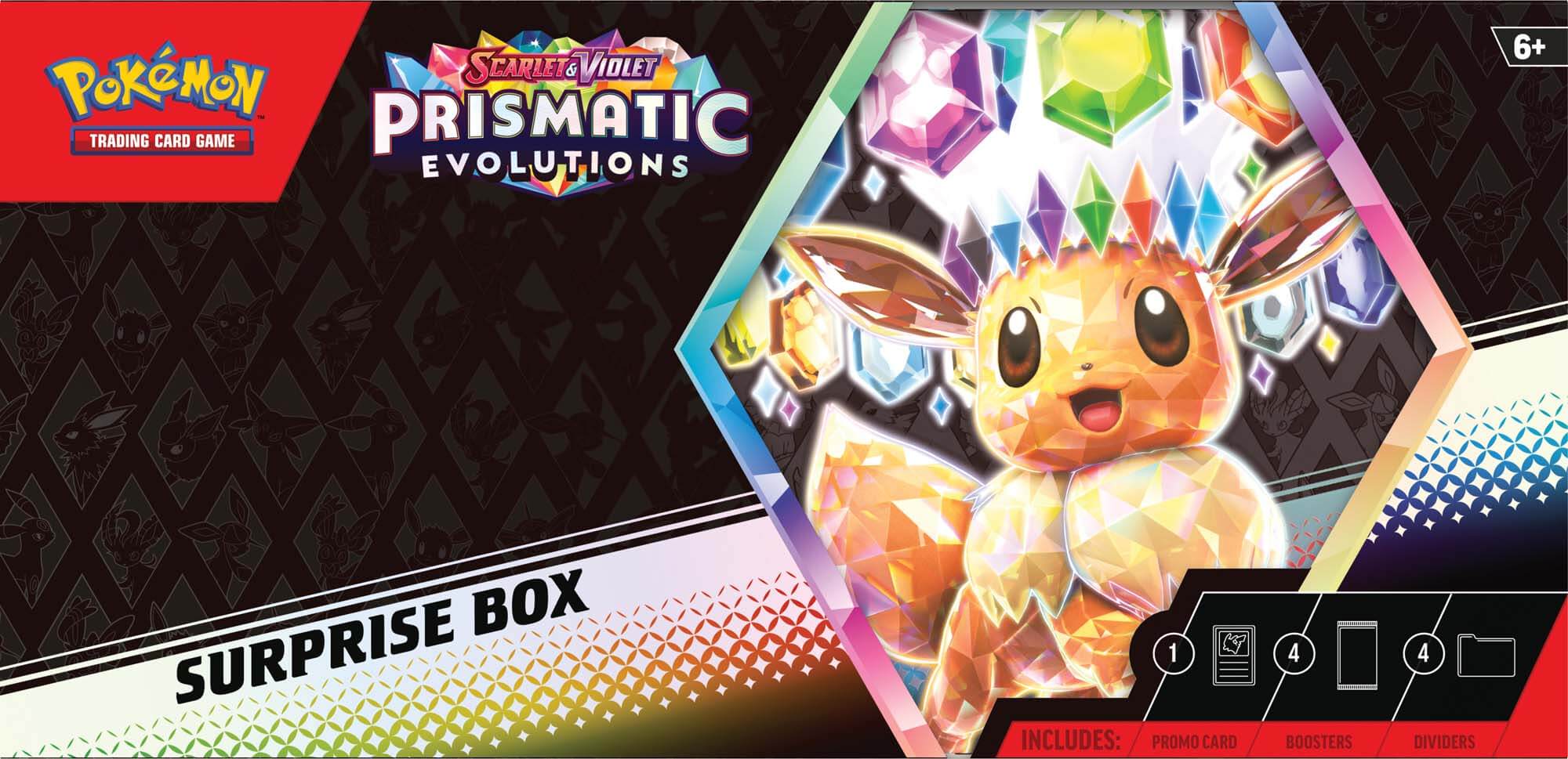 Pokemon TCG: Scarlet & Violet - Prismatic Evolutions Surprise Box - Goldfields Toys & Games Pokemon TCG: Scarlet & Violet - Prismatic Evolutions Surprise Box - Goldfields Toys & Games